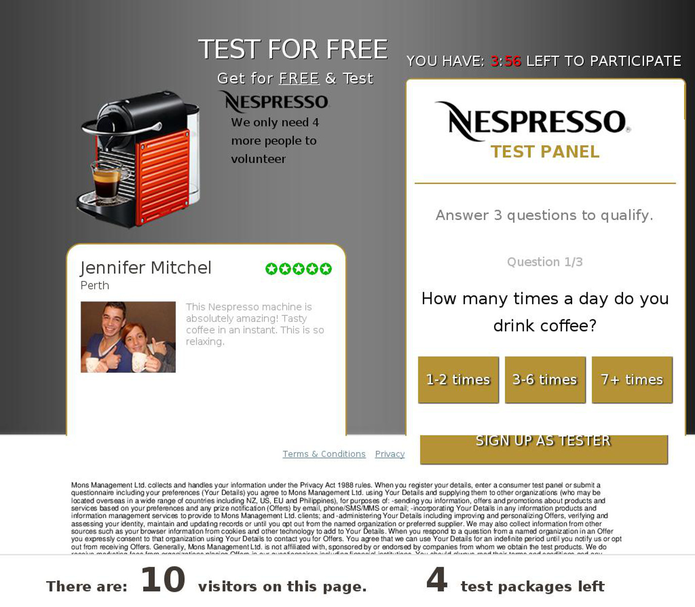 test-and-keep-nespresso-machine-email-scam