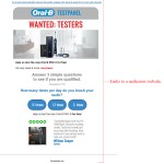 MailShark Oral-B Toothbrush Testers Wanted Scam