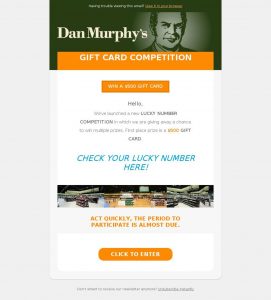 MailShark Lucky Number Competition Visit Website