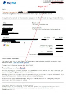 MailShark Realistic PayPal phishing emails in circulation