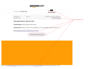 MailShark Amazon order almost complete says fake email