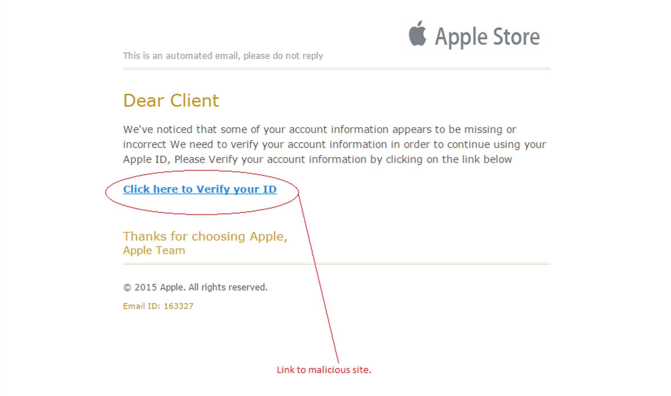 MailShark Incorrect Apple Account Information