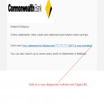 MailShark Commonwealth Bank Credit Card Statement Email Scam