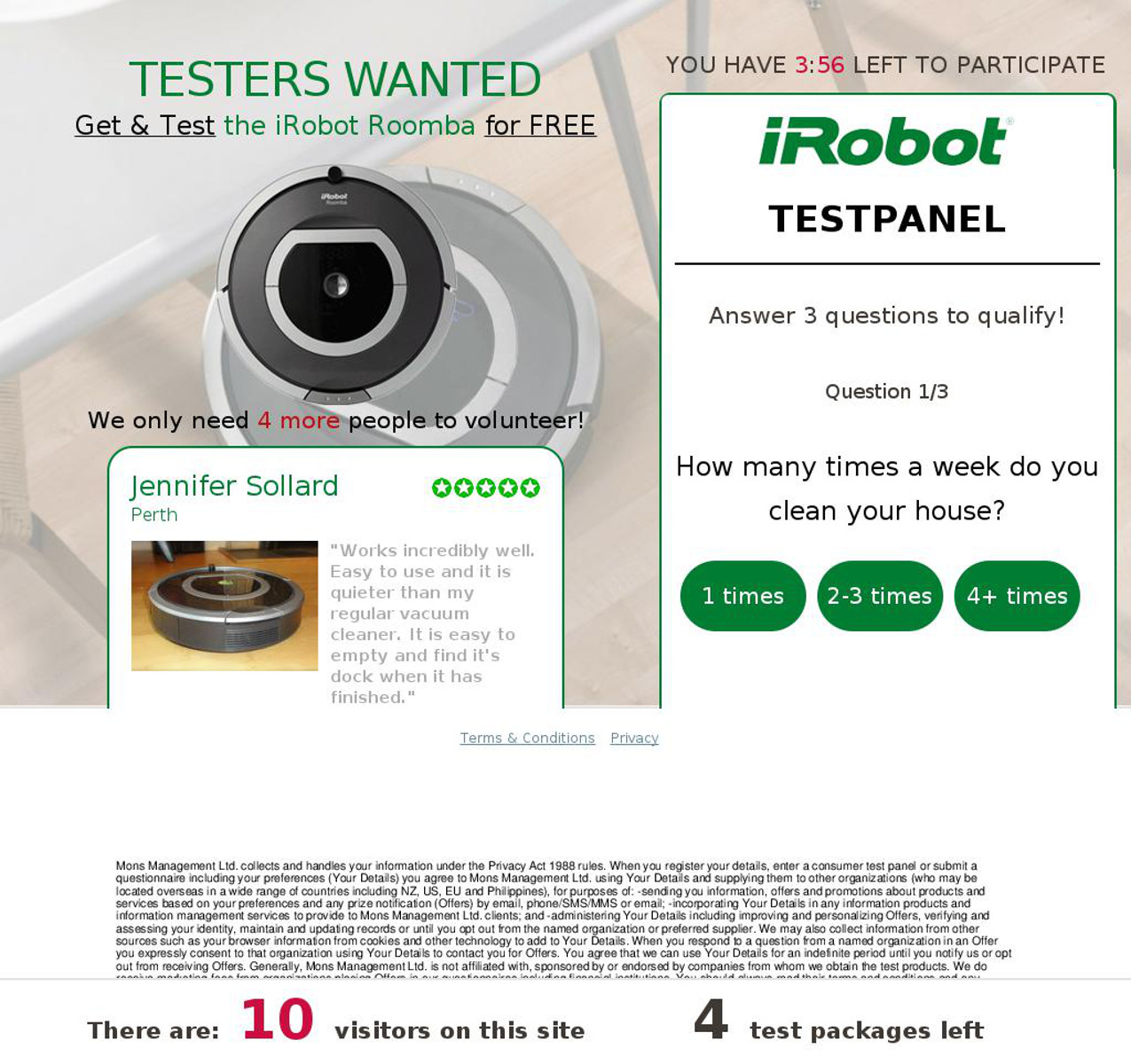 MailShark Get A Cleaning Robot For Your Opinion Visit Scam Site