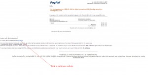 MailShark PayPal eBay Payment Email Scam