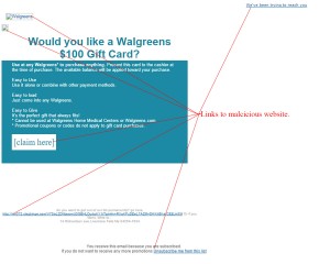 MailShark Walgreens Gift Card Email Scam
