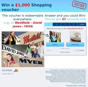 MailShark Your $1000 Myer Giftcard is waiting Visit Website