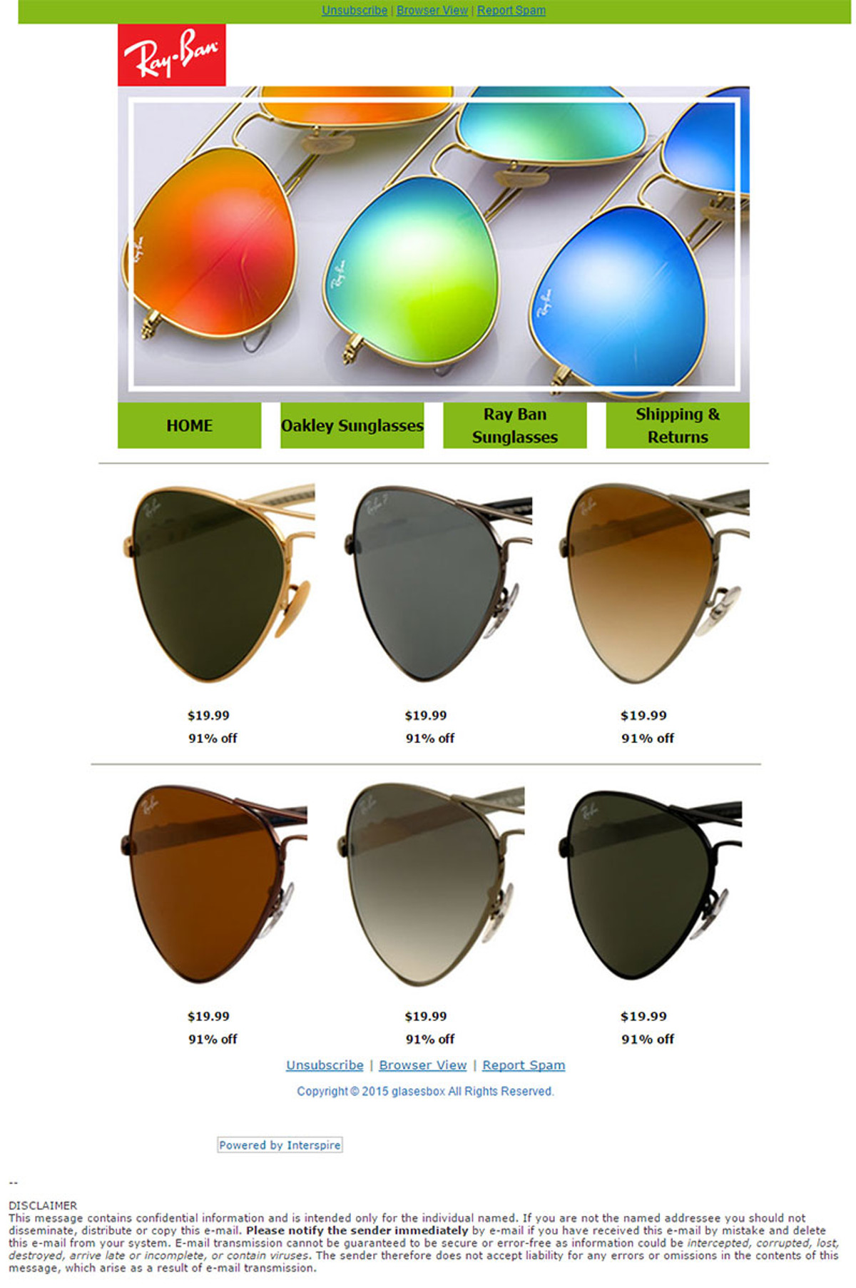 what is ray bans official website