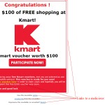 MailShark Get Your Kmart Gift Card Email Scam