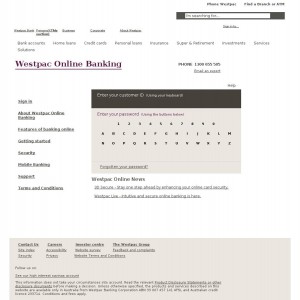 MailShark Westpac Account info change Visit Website