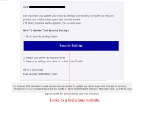 MailShark Mail Security Service Alert Email
