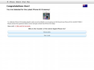 MailShark Unclaimed iPhone 6S Visit Website