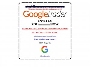 MailShark Google Invites Google trader Visit Website