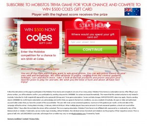 MailShark Play to win a Coles Gift Card Visit Website