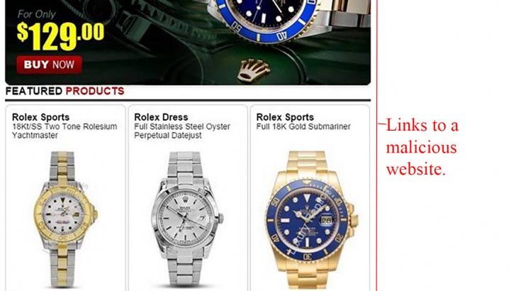 Replica Rolex Watch Present Scam