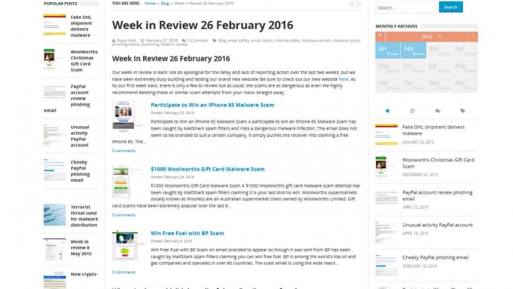 Week in Review 26 February 2016